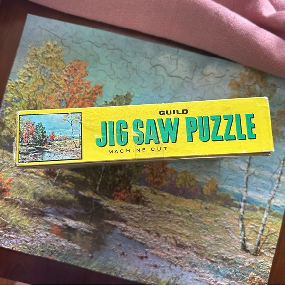 Vintage Guild Jigsaw Puzzle Machine Cut 304 Pieces .29 Cent Version Late Summer - Picture 8 of 11